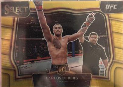 Carlos Ulberg 2023 Panini Select UFC Octagonside #216 Gold