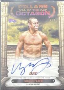 Urijah Faber 2024 Topps Knockout UFC Pillars of the Octagon Autographs #PTG-UFR Platinum