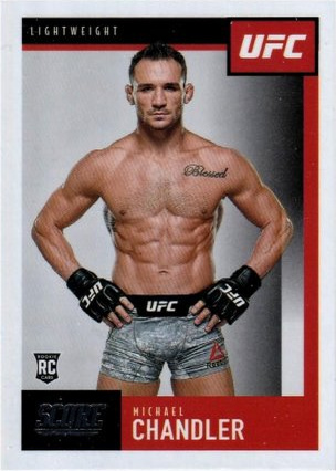 Michael Chandler 2021 Panini Chronicles UFC Base Score #100 Platinum