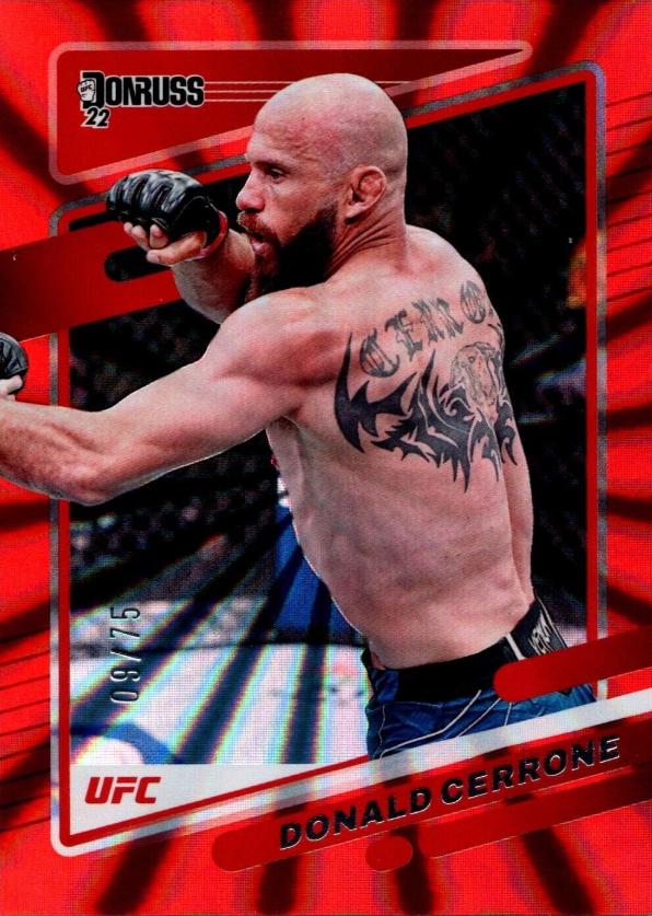 Donald Cerrone 2022 Panini Donruss UFC Base #19 Red