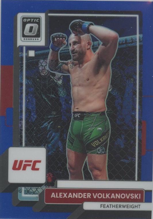 Alexander Volkanovski 2023 Panini Donruss Optic UFC Base #1 Blue