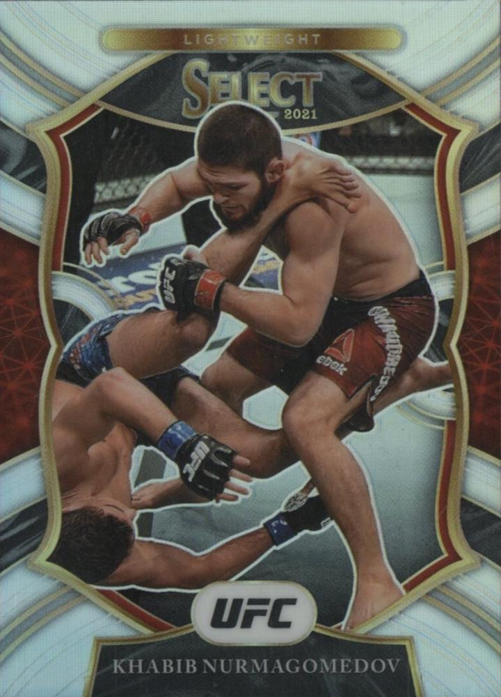 Khabib Nurmagomedov 2021 Panini Select UFC Concourse #47 Silver