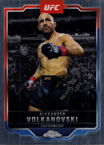 Alexander Volkanovski 2025 Topps Chrome UFC Base #18 OctaFractor