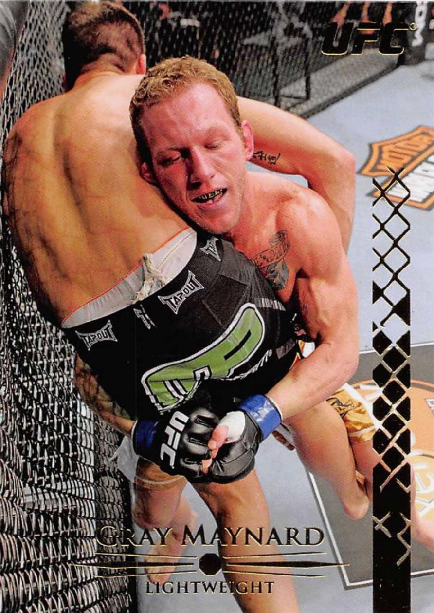 Gray Maynard 2011 Topps UFC Title Shot Base #31 Gold