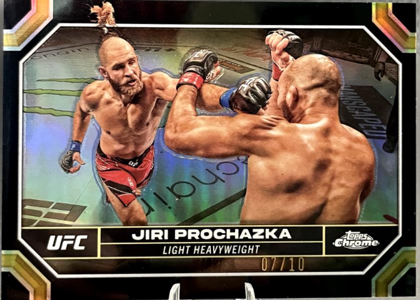 Jiri Prochazka 2024 Topps Chrome UFC Base #95 Black Refractor