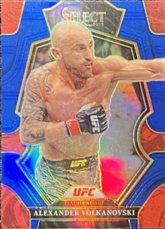 Alexander Volkanovski 2023 Panini Select UFC Premier Level #128 Blue Disco
