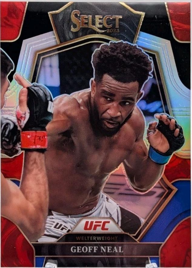 Geoff Neal 2023 Panini Select UFC Premier Level #162 Black Blue