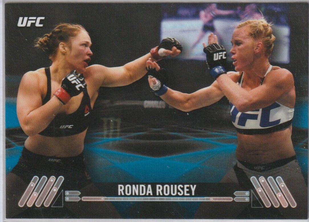 Ronda Rousey 2017 Topps UFC Knockout Base #6 Blue