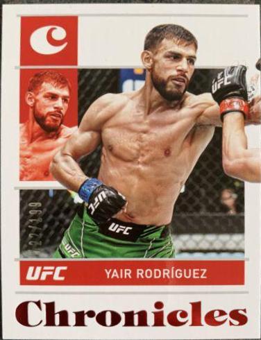 Yair Rodríguez 2022 Panini Chronicles UFC Base Chronicles #4 Red