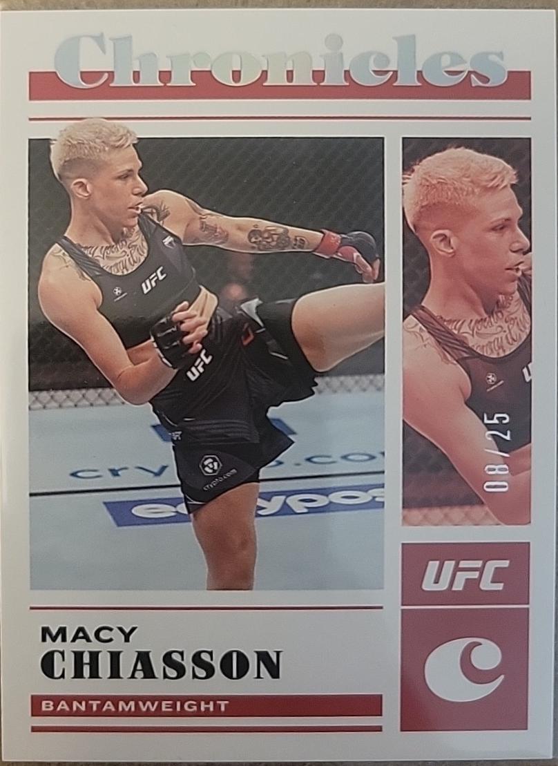 Macy Chiasson 2023 Panini Chronicles UFC Base Chronicles #57 Silver