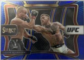 Conor McGregor 2021 Panini Select UFC Premier Level #199 Blue