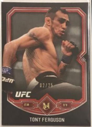 Tony Ferguson 2017 Topps Museum Collection UFC Base #34 Ruby