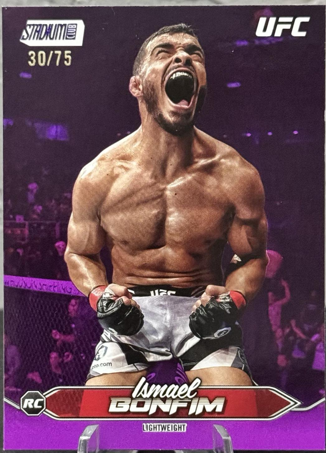 Ismael Bonfim 2025 Topps Stadium Club UFC Base #157 Purple