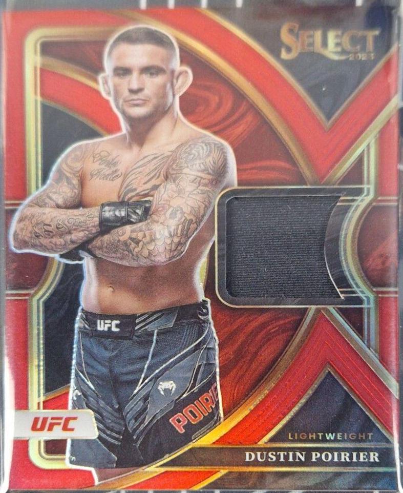Dustin Poirier 2023 Panini Select UFC Octagonside #272 Red Disco