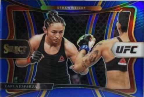Carla Esparza 2021 Panini Select UFC Premier Level #171 Blue