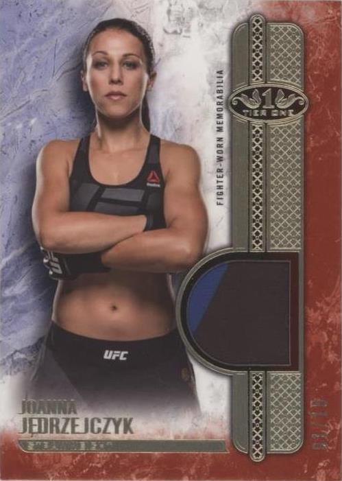 Joanna Jędrzejczyk 2017 Topps UFC Knockout Tier One Relics #T1R-JJ Red