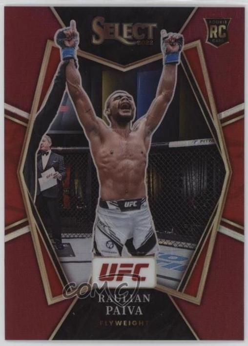 Raulian Paiva 2022 Panini Select UFC Premier Level #159 Maroon