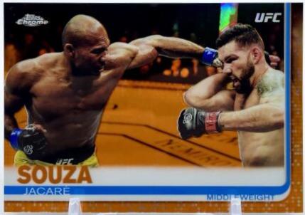 Ronaldo Souza 2019 Topps Chrome UFC Base #99 Orange