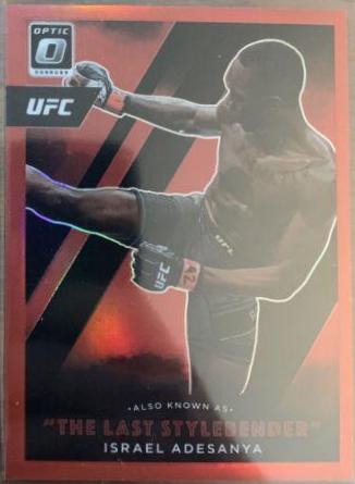 Israel Adesanya 2022 Panini Donruss Optic UFC Also Known As #8 Red