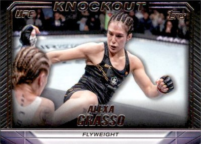 Alexa Grasso 2024 Topps Knockout UFC Base #15 Platinum