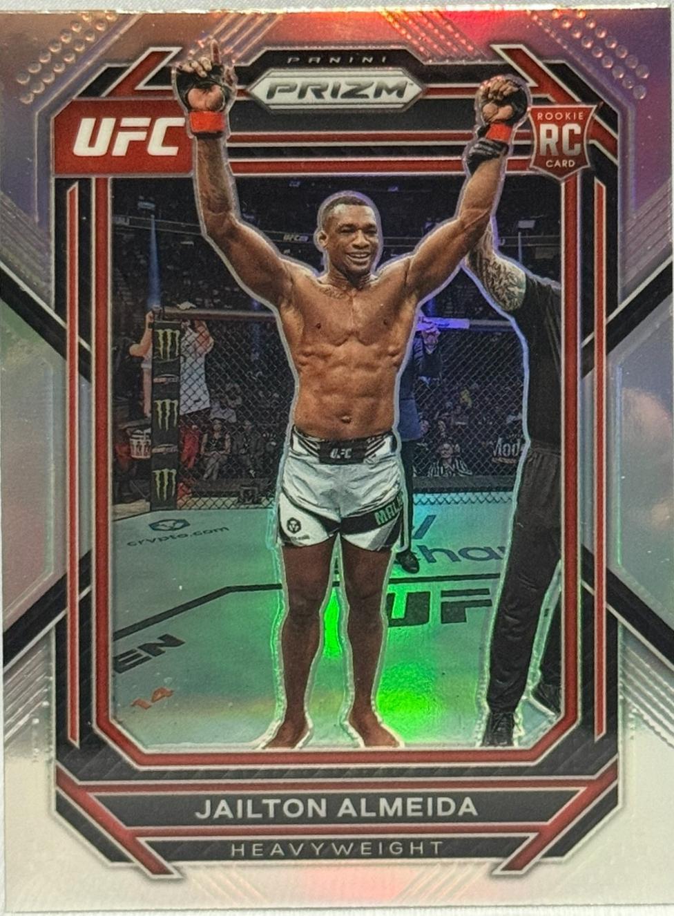 Jailton Almeida 2023 Panini Prizm UFC Base #197 Silver