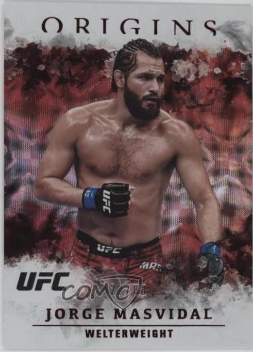 Jorge Masvidal 2021 Panini Chronicles UFC Base Origins #31 Asia Red