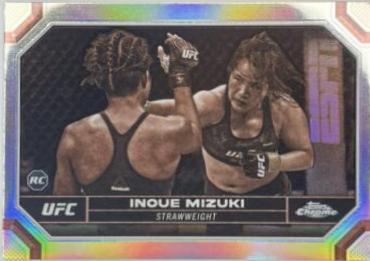 Inoue Mizuki 2024 Topps Chrome UFC Base #116 Sepia Refractor