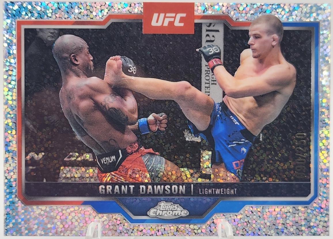 Grant Dawson 2025 Topps Chrome UFC Base #22 Speckle Refractor