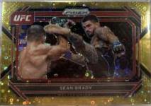 Sean Brady 2023 Panini Prizm Under Card UFC Base #51 Gold