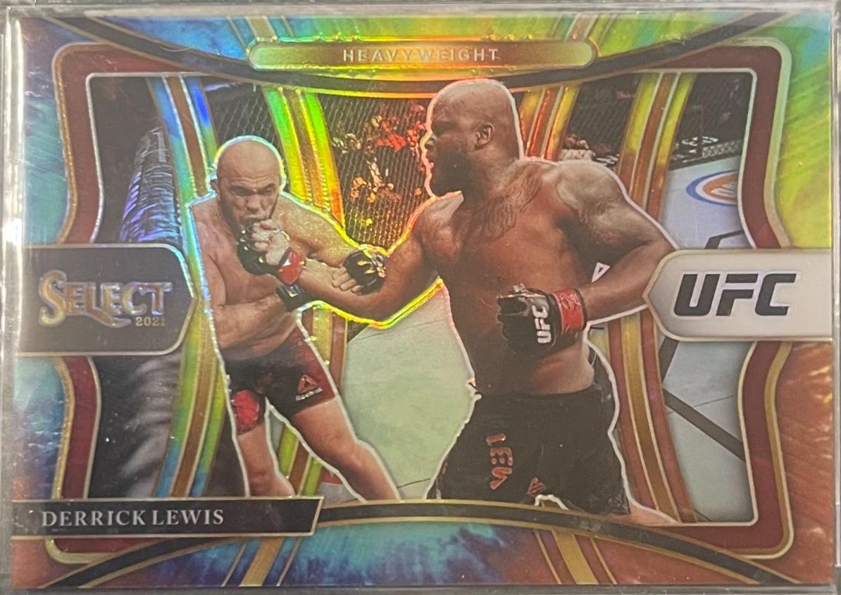 Derrick Lewis 2021 Panini Select UFC Concourse #22 Tie Dye