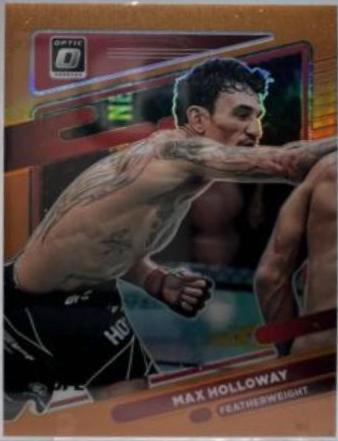 Max Holloway 2022 Panini Donruss Optic UFC Base #38 Orange