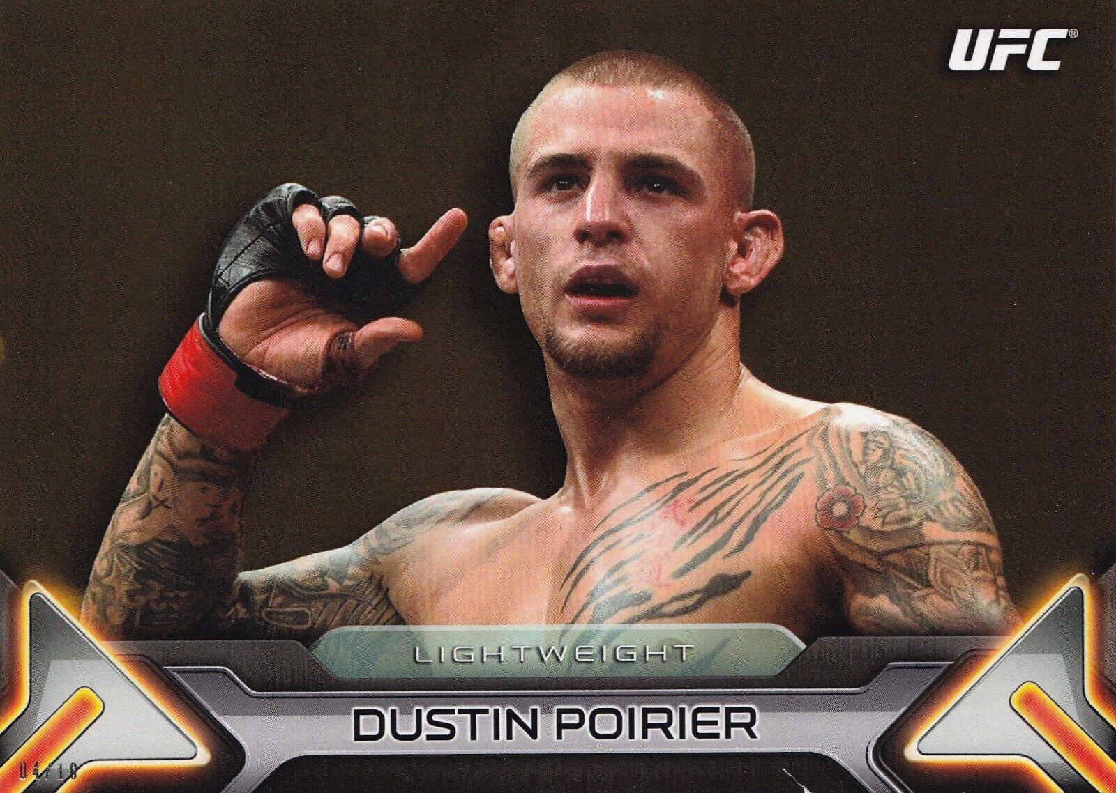 Dustin Poirier 2016 Topps UFC Knockout Base #25 Gold