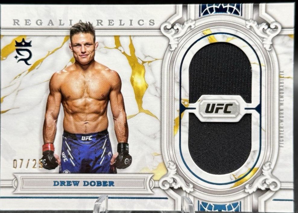 Drew Dober 2024 Topps Royalty UFC Regalia Relics #RAR-48 Blue