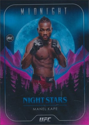 Manel Kape 2024 Topps Midnight UFC Night Stars #NS-11 Black Light