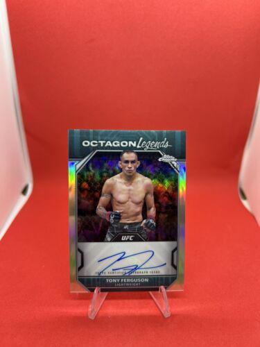 Tony Ferguson 2024 Topps Chrome UFC Octagon Legends Autographs #OLA-TFE Black Refractor