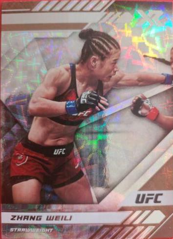 Zhang Weili 2021 Panini Chronicles UFC Base XR #194 Asia