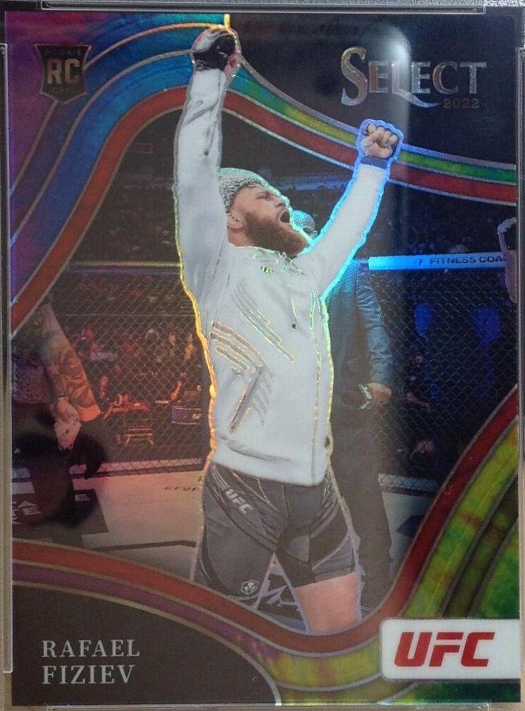 Rafael Fiziev 2022 Panini Select UFC Octagonside #234 Tie Dye