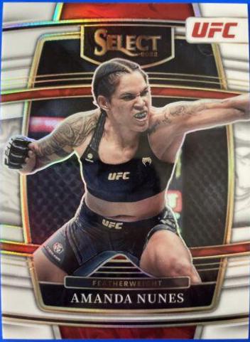 Amanda Nunes 2022 Panini Select UFC Concourse #97 White