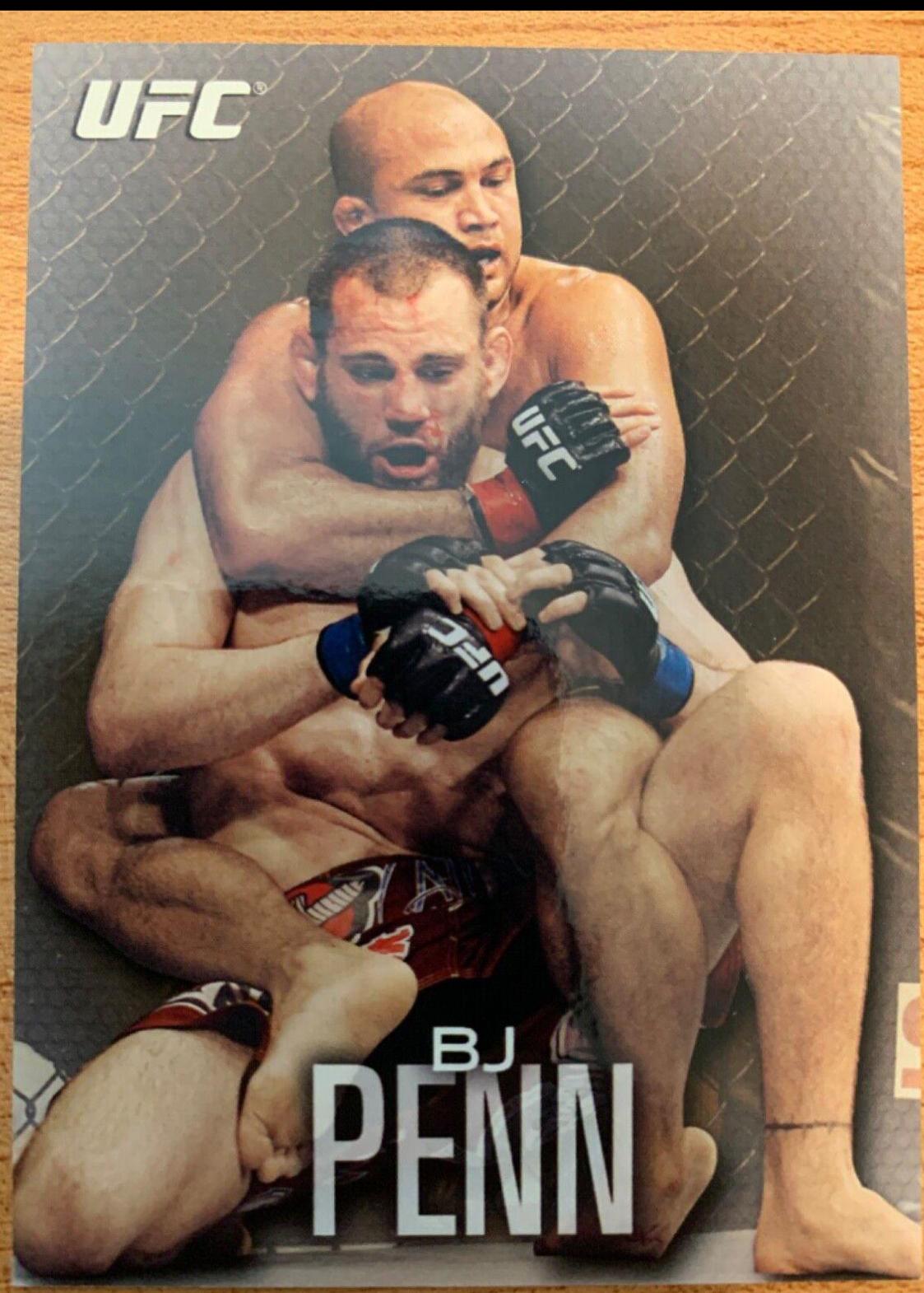BJ Penn 2012 Topps UFC Knockout Base #42 Gold