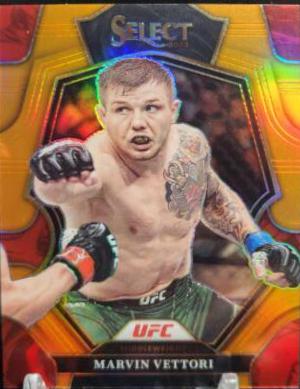Marvin Vettori 2023 Panini Select UFC Premier Level #176 Orange