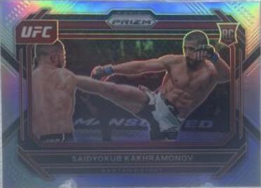 Saidyokub Kakhramonov 2023 Panini Prizm UFC Base #41 Silver