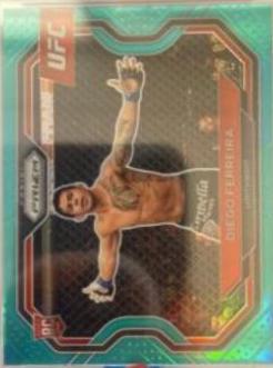 Diego Ferreira 2021 Panini Prizm UFC Base #164 Teal