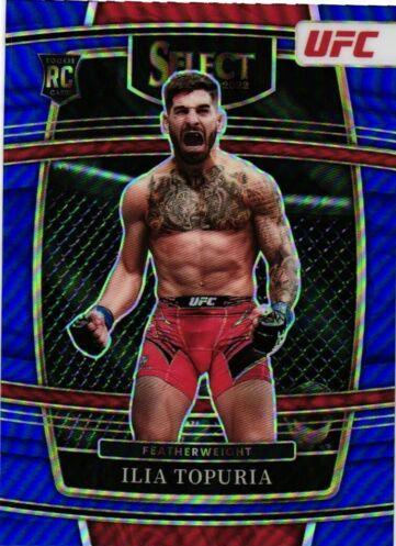 Ilia Topuria 2022 Panini Select UFC Concourse #23 Blue Prizm