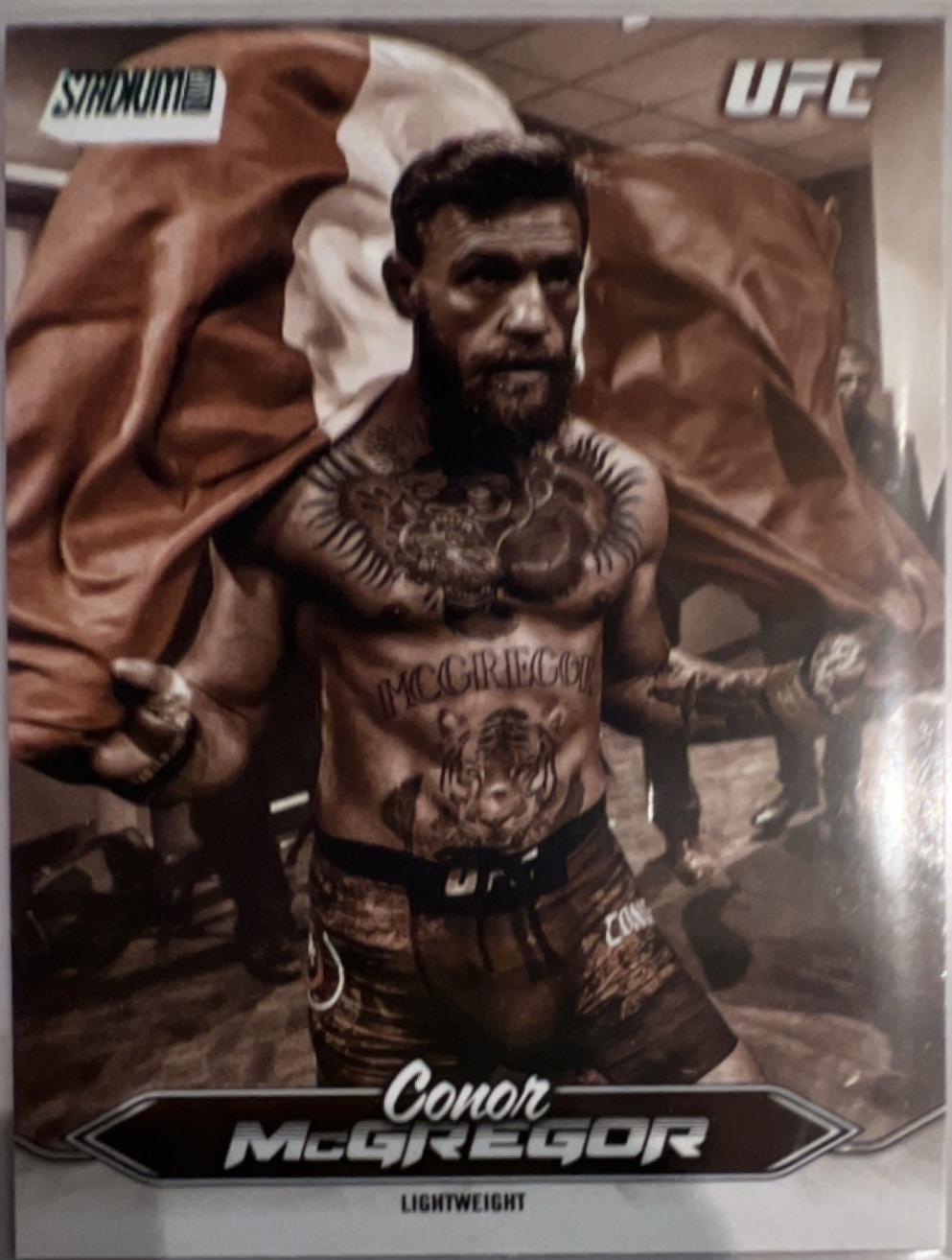 Conor McGregor 2025 Topps Stadium Club UFC Base #200 Sepia