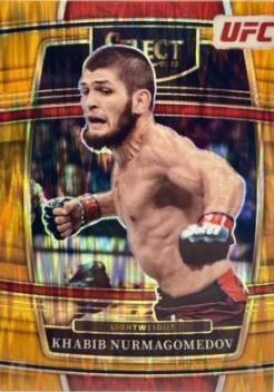 Khabib Nurmagomedov 2022 Panini Select UFC Concourse #49 Orange Flash