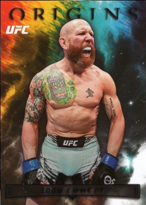 Josh Emmett 2023 Panini Chronicles UFC Base Origins #134 Platinum