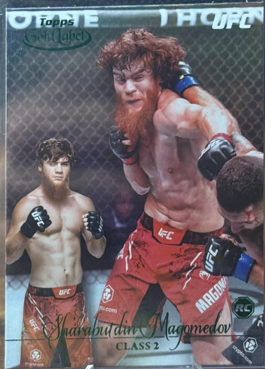 Shara Magomedov 2024 Topps Gold Label UFC Base Class II #73 Green