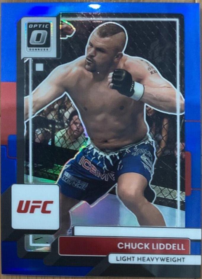 Chuck Liddell 2023 Panini Donruss Optic UFC Base #70 Blue