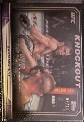Umar Nurmagomedov 2024 Topps Knockout UFC Base #91 Black