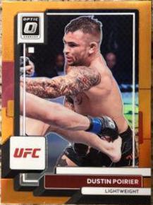 Dustin Poirier 2023 Panini Donruss Optic UFC Base #61 Orange